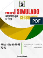Mini Simulado: Cesbraspe