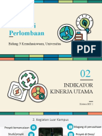 Sosialiasi Perlombaan: Bidang 3 Kemahasiswaan, Universitas