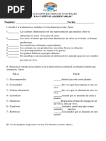 Evaluacion Cadenas Alimentarias