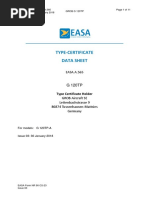 TCDS - EASA - A - 565 - Issue - 03 - G 120TP - Maximum Mass Increase