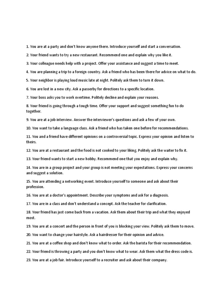 Social Interaction Scenarios Guide | PDF | Wine | Winemaking