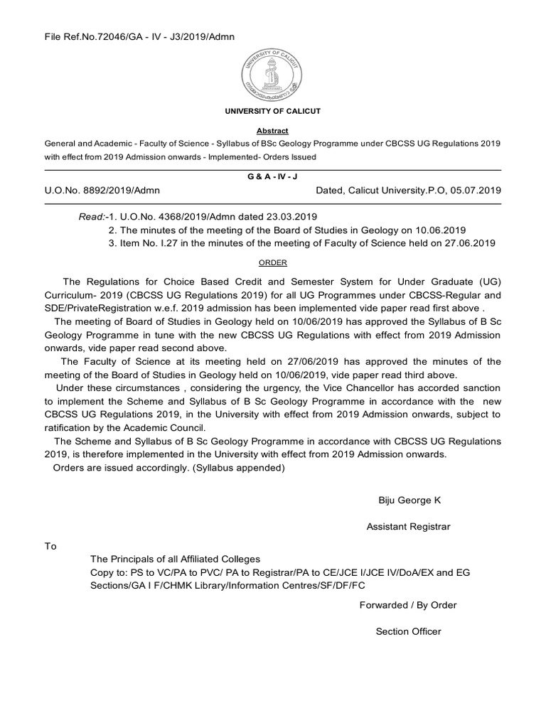 Bsc Geology Pdf Minerals Plate Tectonics