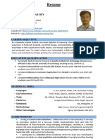 Resume:: Atanu Kumar Dey