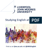 Ljmu English Module Booklet For Applicants 2022