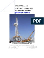 NYT ZJ40DBST Drilling Rig Gas Detection System Operation Manual