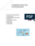 Caracteristicas de Una Investigacion