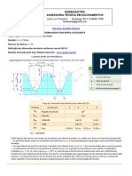 Traçado Do Dete Da Engrenagem Com Perfil Evolvente