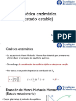 P. 3 - BT2005 - FJ20 - Cinética Enzimática (Estado Estable)