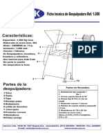 instrucciones despulpadora 100069036