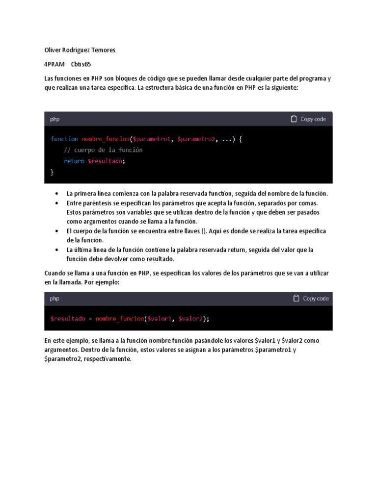 Funciones php pdf