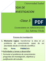 Metodologia de La Investigacion: Universidad Isalud