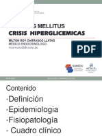 DIABETES MELLITUS - COMPLICACIONES AGUDAS