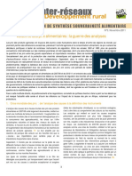 Volatilité Des Prix Alimentaires: La Guerre Des Analyses: N°3. Novembre 2011