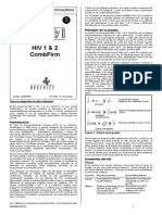 Hiv 1 & 2 Combfirm: Principio de La Prueba