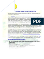 Download SPIRULINA Huge Health Benefits by junver SN6417029 doc pdf