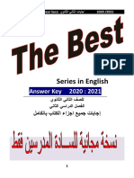 Series in English: Answer Key 2020: 2021
