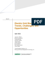 Electric Grid Blackstart Trends, Challenges and Opportunities