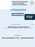 Introduction Maintanance