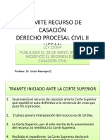 Tramite Recurso de Casación Derecho Procesal Civil Ii Uesan