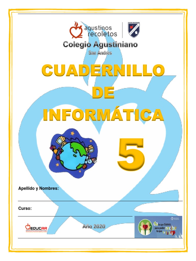Cuadernillo 5to 2020 - WORD | PDF | Archivo de computadora | Ventana ...