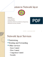 Introduction to Network Layer Services