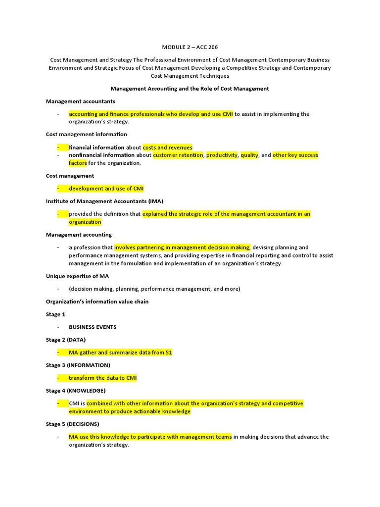 Untitled | PDF | Strategic Management | Management Accounting