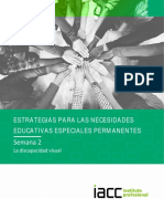 Semana 2: Estrategias para Las Necesidades Educativas Especiales Permanentes