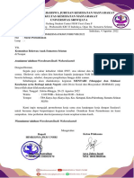 (Relawan Anak Sumatera Selatan) Surat Permohonan Kerja Sama