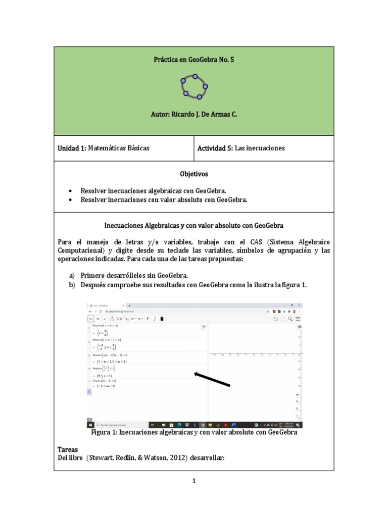 Practica 5. GeoGebra | PDF | Informática