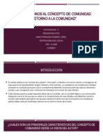 Actividad No 11 - Resp Social - Aproximandonos Al Concepto de Comunidad