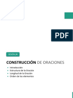 Construcción: de Oraciones