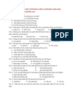 Đề Cương Ôn Tập Cuối Kì Ii, Lớp 11 Năm Học 2022-2023 I. Trắc nghiệm (4 quốc gia khu vực)