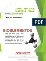 Bioelementos: componentes de la materia viva