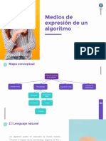 2.1 Medios de Expresion de Un Algoritmo