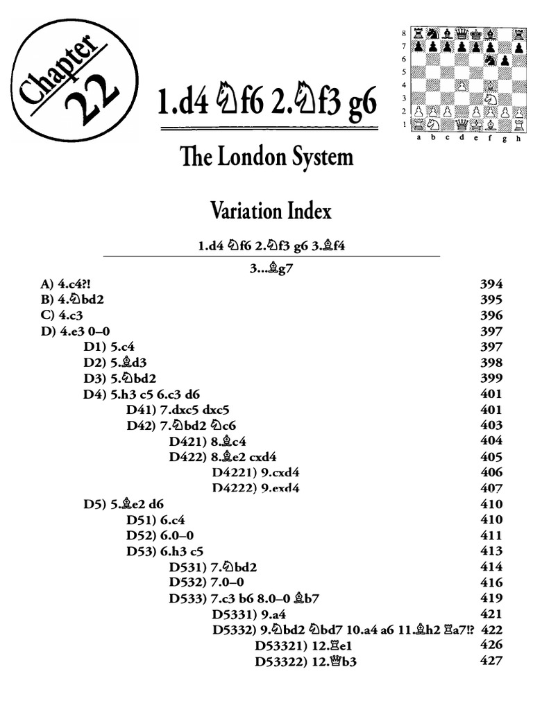 l.d4 f6 2. f3: The London System | PDF | Chess | Chess Theory