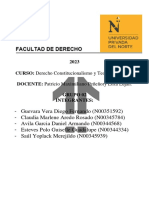 2023 CURSO: Derecho Constitucionalismo y Teoría Del Estado. DOCENTE: Patricio Maximiliano Peñeñory Loza Lujan. Grupo 02 Integrantes