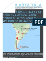 Nuevas Bases Militares de Eeuu en América Latina