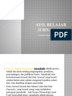 Belajar Jurnalistik (Pertemuan 1)