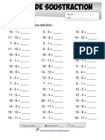 Table de Soustractions (21)