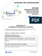 SPSU-868 Desarrollo Personal y Taller de Liderazgo: Estudios Generales Semestre I