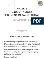 MATERI 9 Endokrinologi Kebuntingan Dan Kelahiran