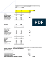 Balance General Variaciones: Flujo de Efectivo de Actividades de Operación