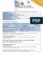 Guia de Actividades y Rubrica de Evaluacion Tarea 2 - Apreciación Visual - La Línea y La Forma