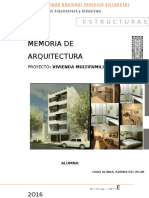 Memoria de Arquitectura: Estructuras