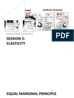 Session 5: Elasticity: Managerial Economics