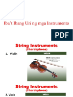 Iba't Ibang Uri NG Mga Instrumento