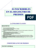 Actos Inscribibles en El Regisgtro de Predios