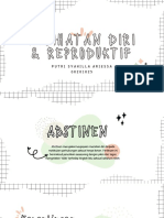 Kesihatan Diri & Reproduktif: Putri Syahilla Ariessa C K 2 0 1 0 2 5