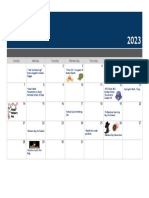 May Calendar 2023