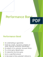 Performance Bond